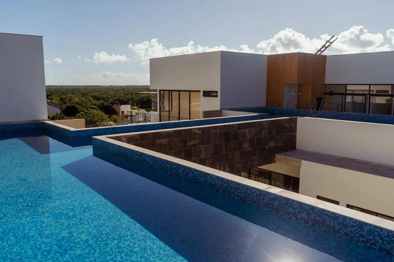 2Br With Fast Wifi Free Bikes, Rooftop, Pool, And Gym تولوم شقة